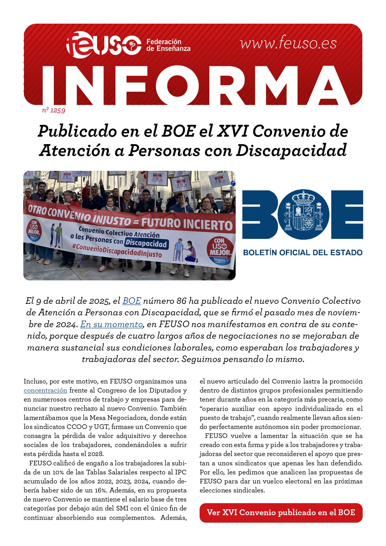 FEUSO informa