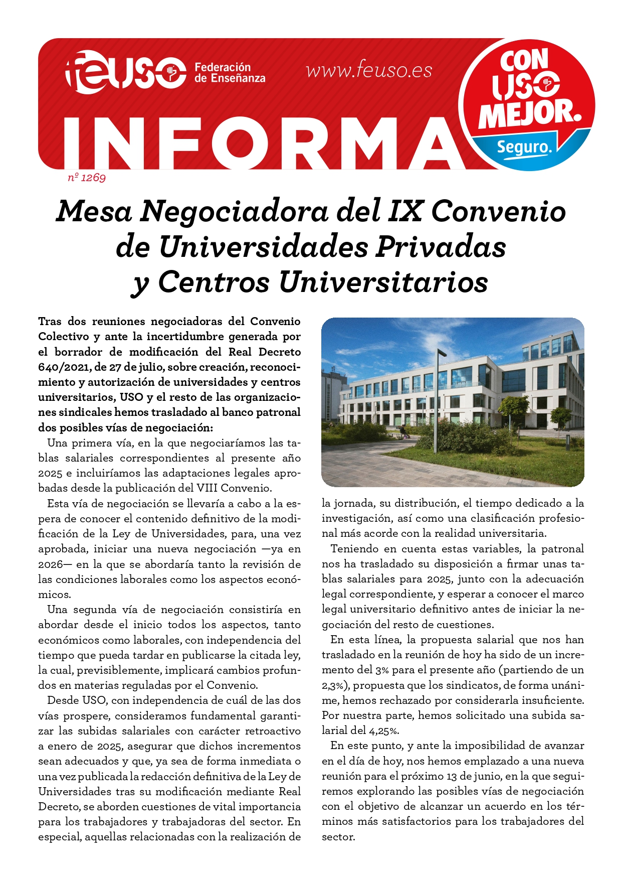 FEUSO informa